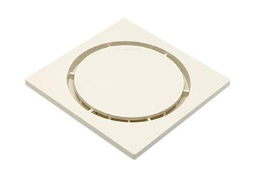 711087 71108701 批发家用PVC灰色方形塑料地漏盖