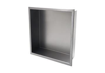613009 61300903 简约不锈钢壁龛卫生间浴室嵌入式金属成品壁龛